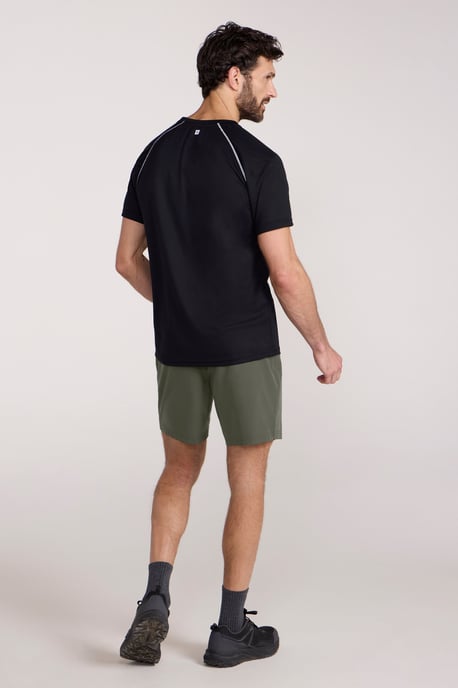 'Hurdle' Men's Running Shorts Quick Wicking Active Bottoms Olive - Image 4