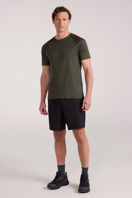 'Hurdle' Men's Running Shorts Quick Wicking Active Bottoms Black - Image 2