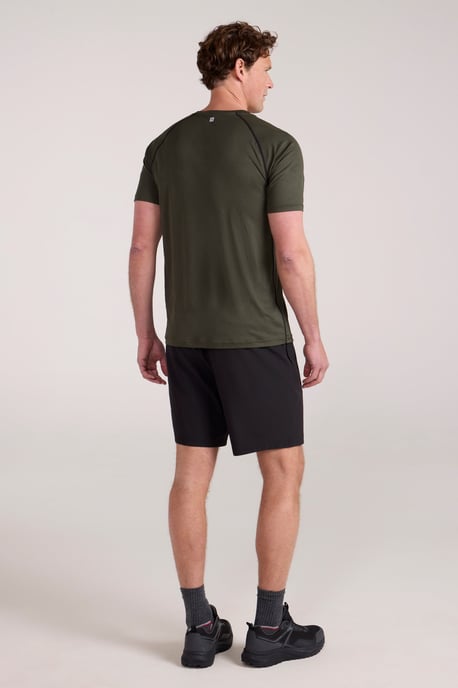 'Hurdle' Men's Running Shorts Quick Wicking Active Bottoms Black - Image 4