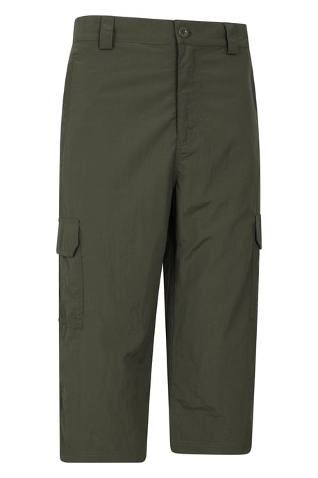 'Explore' Men's Long Shorts Quick Dry Walking Active Adventure Bottoms Khaki - Image 6