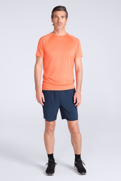 'Hurdle' Men's Running Shorts Quick Wicking Active Bottoms Navy - Image 2