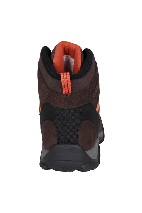 'Trail' Kids Waterproof Boots with High Traction Outsole Walking Hiking Shoes Brown - Image 3
