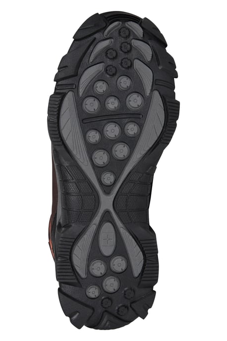 'Trail' Kids Waterproof Boots with High Traction Outsole Walking Hiking Shoes Brown - Image 5