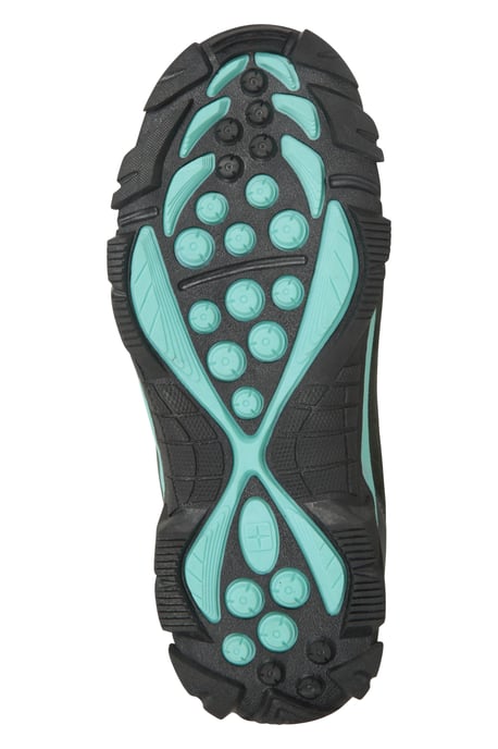 'Trail' Kids Waterproof Boots with High Traction Outsole Walking Hiking Shoes Teal - Image 5