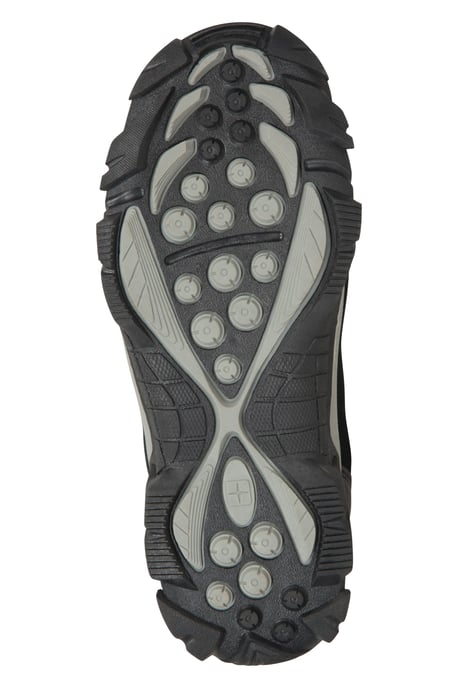 'Trail' Kids Waterproof Boots with High Traction Outsole Walking Hiking Shoes Black - Image 5