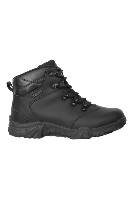 'Canyon' Kids Waterproof Boots with Deep Lugs Breathable Rain Boot Black - Image 2