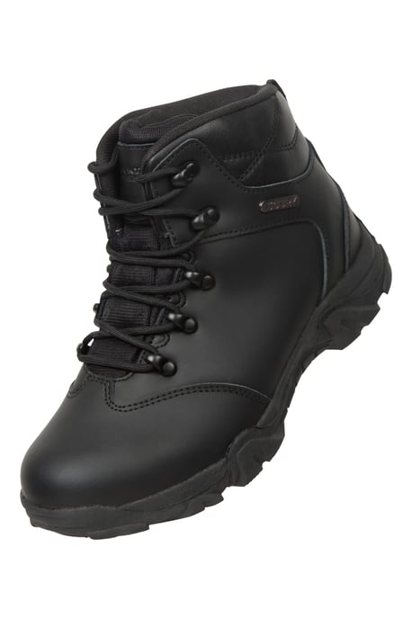 'Canyon' Kids Waterproof Boots with Deep Lugs Breathable Rain Boot Black - Image 6