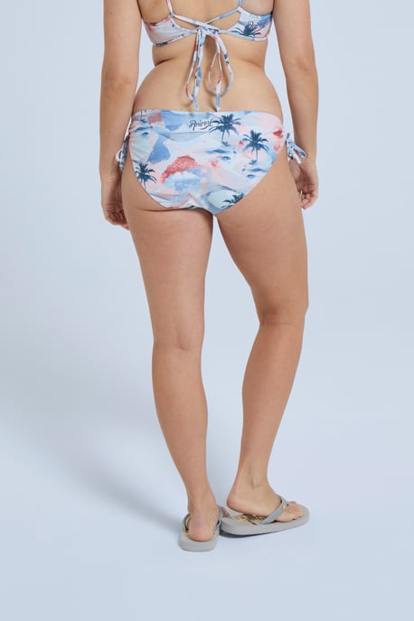 'Iona' Women's Tie Side Bikini Bottoms Chlorine Resistant Summer Swimwear Pale Blue - Image 4