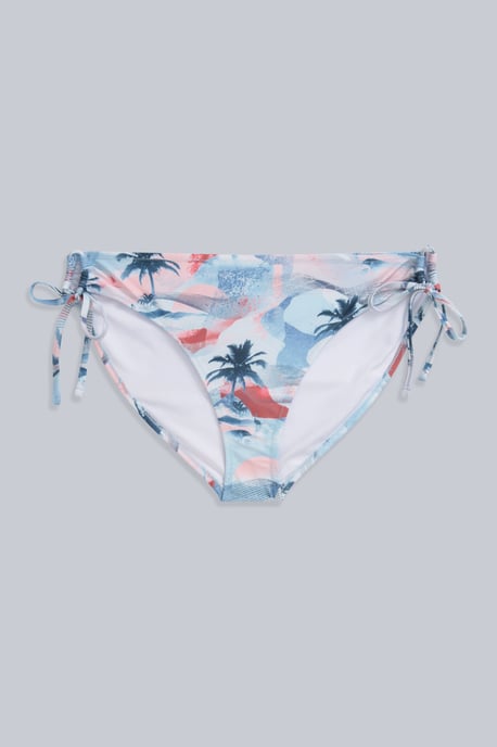 'Iona' Women's Tie Side Bikini Bottoms Chlorine Resistant Summer Swimwear Pale Blue - Image 5