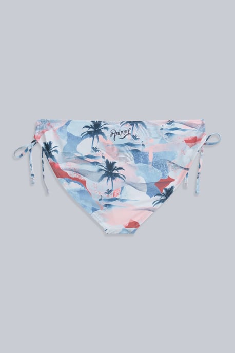 'Iona' Women's Tie Side Bikini Bottoms Chlorine Resistant Summer Swimwear Pale Blue - Image 6