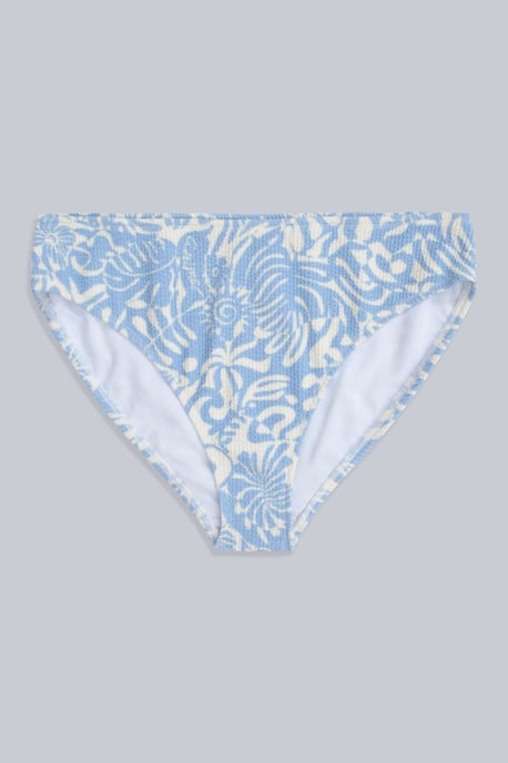 'Iona' Women's Tie Side Bikini Bottoms Chlorine Resistant Summer Swimwear Light Blue - Image 6