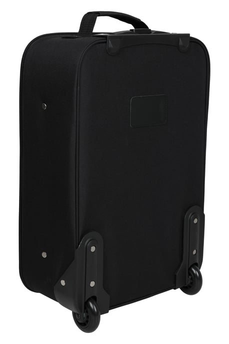 Essentials Hand Luggage Waterproof Cabin Friendly Suitcase Black - Image 5