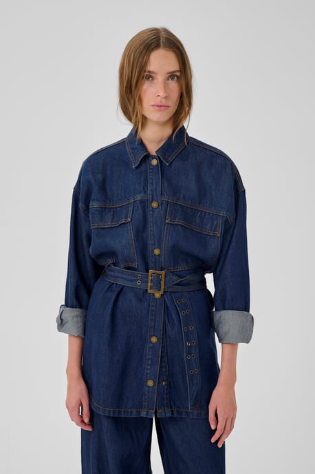 Denim blouse MWNessie Denim blouse Loose fit - Image 4