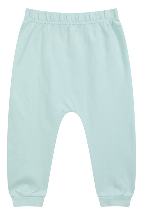 Baby Cuffed Joggers 2 Pack Soft Comfortable Stretchy Elastic Waistband Pants Pale Green - Image 2