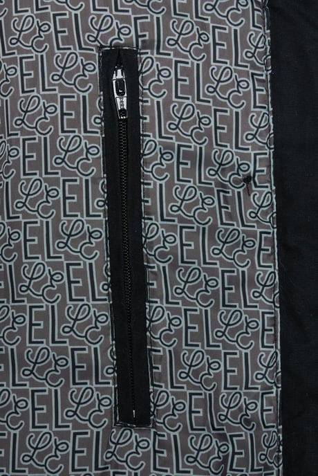 Elle Waxed Cotton Long Coat in Black - Image 4