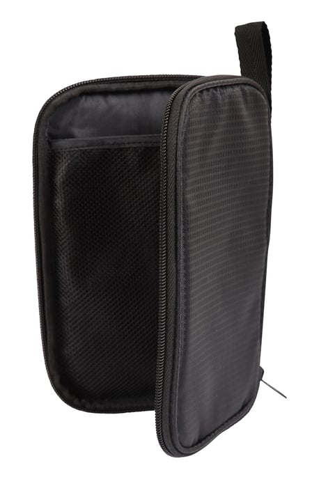 RFID Document Wallet Compact Travel Purse Lightweight Safe Slimline Card Holder Black - Image 4