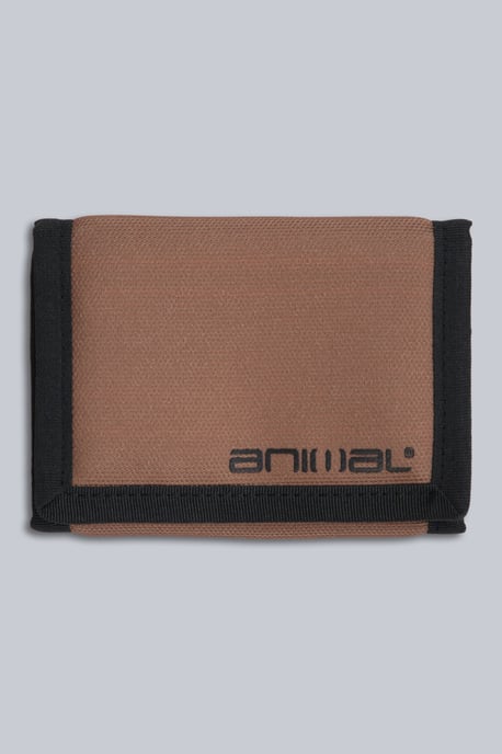 Trifold Wallet Lightweight Durable Compact Foldable Secure Money Card Holder Tan - Image 1