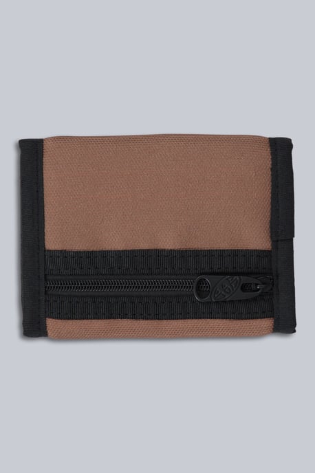 Trifold Wallet Lightweight Durable Compact Foldable Secure Money Card Holder Tan - Image 2