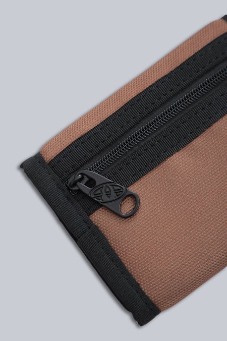 Trifold Wallet Lightweight Durable Compact Foldable Secure Money Card Holder Tan - Image 6