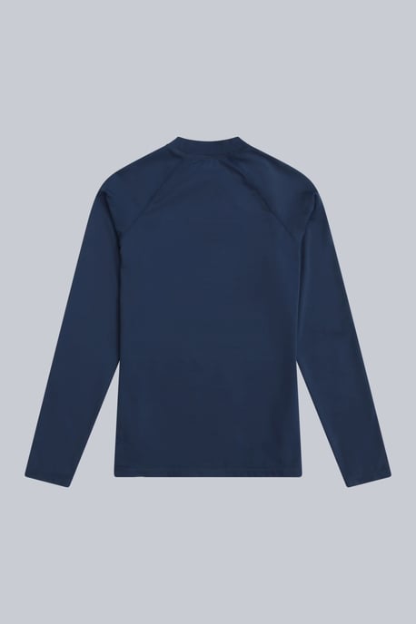 'Lillie' Women's Rash Vest Long Sleeve Sun Protection Quick Dry Swimwear Dark Blue - Image 5