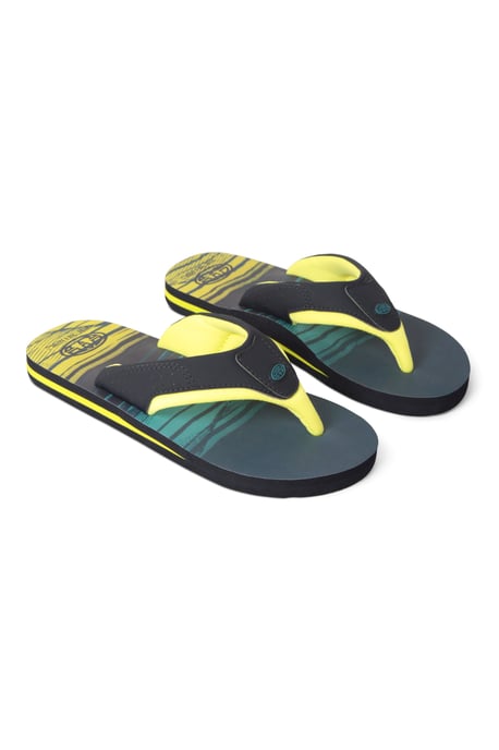 'Jekyl' Kids Flip Flops Slip On Lightweight Comfortable Walking Beach Slippers Teal - Image 6