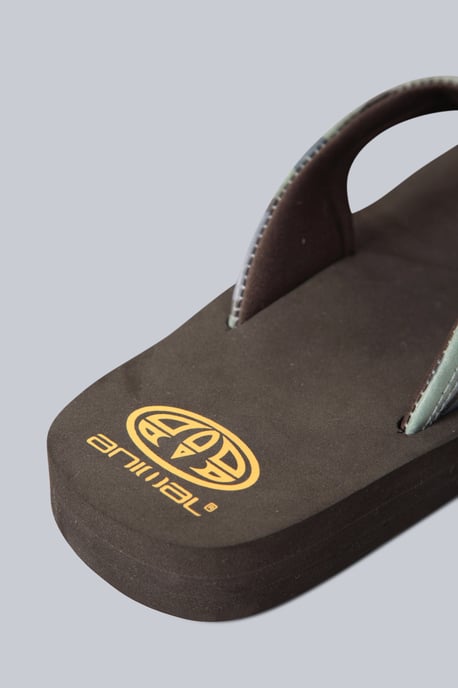 'Jekyl' Kids Flip Flops Slip On Lightweight Comfortable Walking Beach Slippers Navy - Image 5