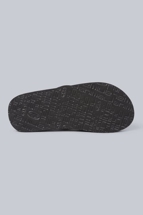 'Swish' Kids Flip Flops Slip On Lightweight Comfortable Walking Beach Slippers Charcoal - Image 3