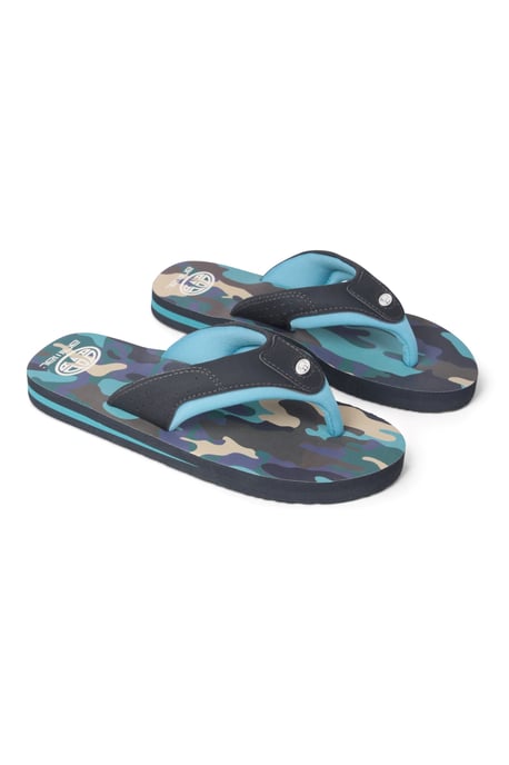 'Jekyl' Kids Flip Flops Slip On Lightweight Comfortable Walking Beach Slippers Grey - Image 6