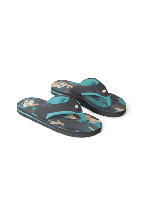 'Jekyl' Kids Flip Flops Slip On Lightweight Comfortable Walking Beach Slippers Camouflage - Image 6