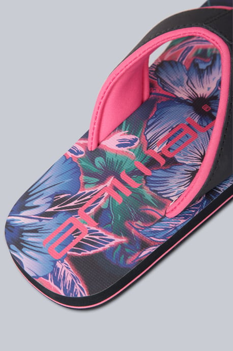 'Swish' Kids Flip Flops Slip On Lightweight Comfortable Walking Beach Slippers Multicolour - Image 5