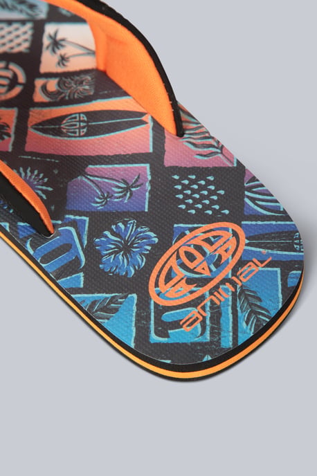 'Jekyl' Kids Flip Flops Slip On Lightweight Comfortable Walking Beach Slippers Multicolour - Image 5