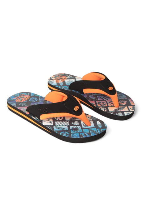 'Jekyl' Kids Flip Flops Slip On Lightweight Comfortable Walking Beach Slippers Multicolour - Image 6