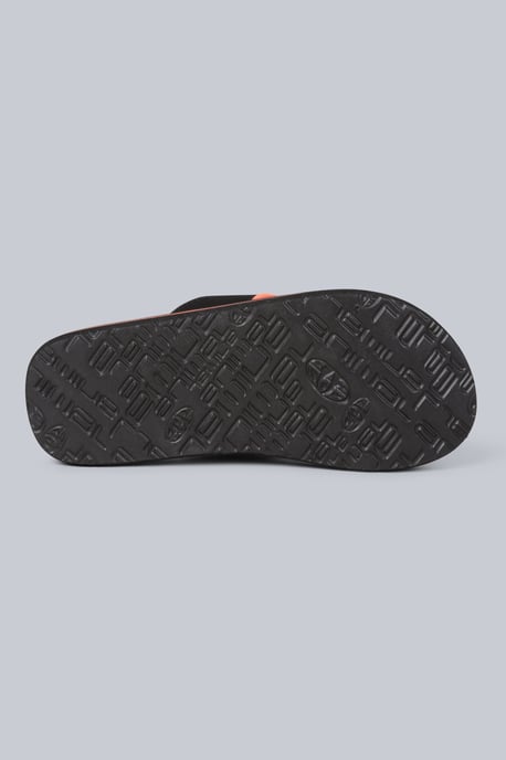 'Jekyl' Kids Flip Flops Slip On Lightweight Comfortable Walking Beach Slippers Orange - Image 3