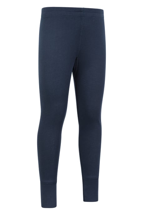 'Talus' Kids Thermal Base Layer Trousers Quick Dry Breathable Pants Navy - Image 2