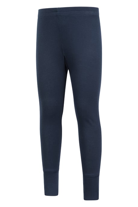 'Talus' Kids Thermal Base Layer Trousers Quick Dry Breathable Pants Navy - Image 4