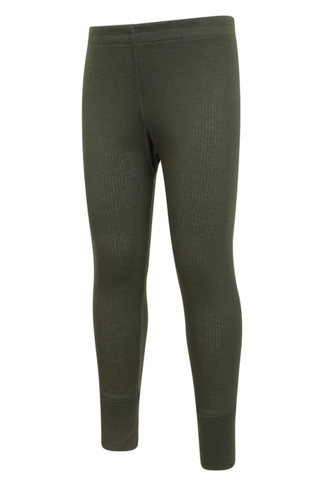 'Talus' Kids Thermal Base Layer Trousers Quick Dry Breathable Pants Khaki - Image 4