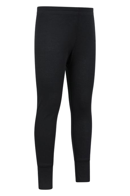 'Talus' Kids Thermal Base Layer Trousers Quick Dry Breathable Pants Black - Image 2