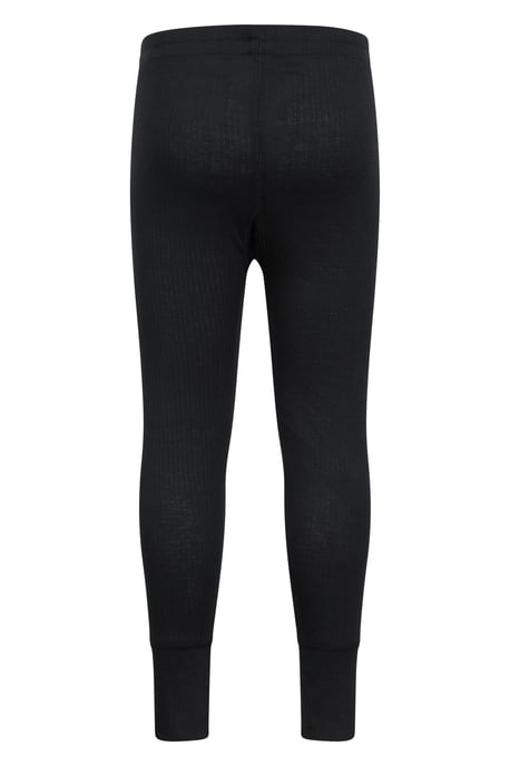 'Talus' Kids Thermal Base Layer Trousers Quick Dry Breathable Pants Black - Image 3