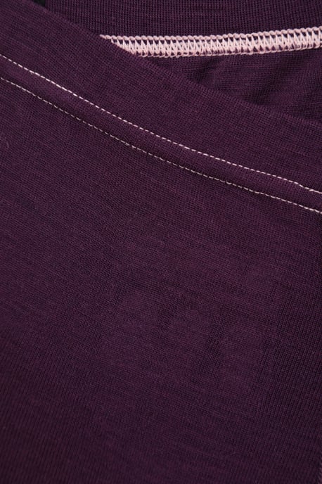 'Merino II' Kids Thermal Base Layer Trousers Breathable Winter Pants Berry - Image 6