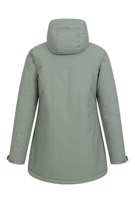 'Ranger' Women's Parka Jacket Breathable Water Resistant Padded Coat Forest Green - Image 3