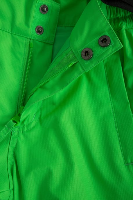 'Raptor' Kids Snow Pants Warm Snow Proof Elastic Waistband Winter Ski Trousers Green - Image 6