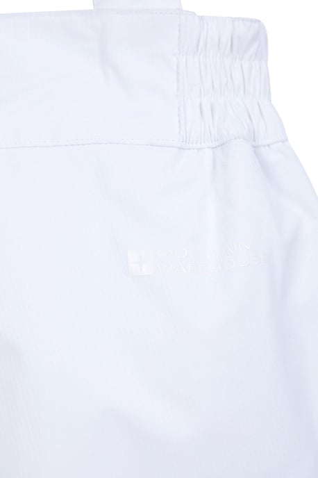 'Honey' Kids Snow Pants Snow Proof Warm Elasticated Waist Winter Ski Trousers White - Image 6
