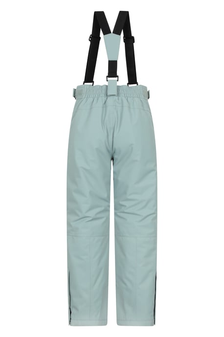 'Falcon Extreme' Kids Ski Pants Waterproof Warm Elastic Waist Winter Trouser Olive - Image 3