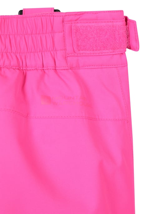 'Falcon Extreme' Kids Ski Pants Waterproof Warm Elastic Waist Winter Trouser Pink - Image 6