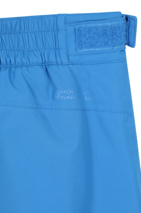 'Falcon Extreme' Kids Ski Pants Waterproof Warm Elastic Waist Winter Trouser Blue/Navy - Image 6