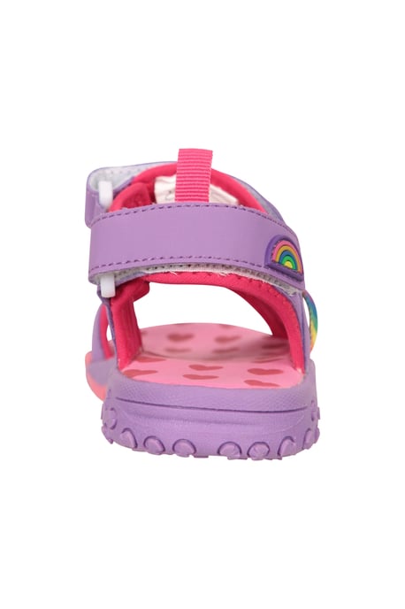 'Seaside' Junior Sandals Touch Strap Fastening Summer Beach Shoes Pink - Image 3