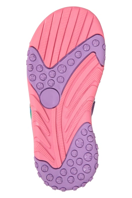 'Seaside' Junior Sandals Touch Strap Fastening Summer Beach Shoes Pink - Image 6