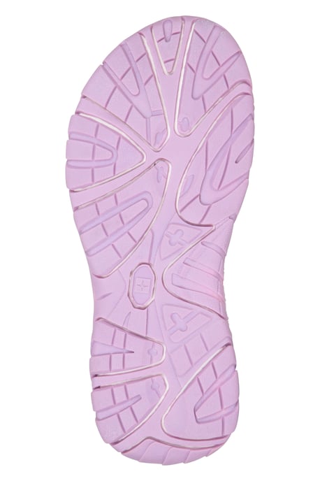 'Reef' Kids 3 Strap Sandals with Rubber Outsole Summer Shoes Purple - Image 6