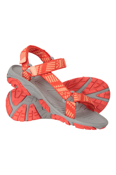'Tide' Kids Sandals with Rubber Outsole Quick Dry Summer Shoes Orange - Image 1