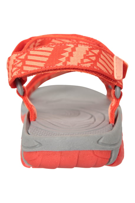 'Tide' Kids Sandals with Rubber Outsole Quick Dry Summer Shoes Orange - Image 3